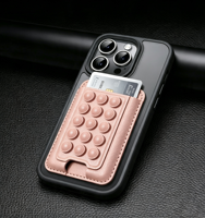 Porte-cartes magnétique avec ventouse pour fixation sur verre, porte-cartes magnétique puissant avec fonction de blocage RFID