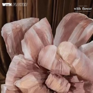 Flores de papel gigantes extra grandes flores estéticas dobladas a mano accesorios de boda fondo de boda - Product Image 5
