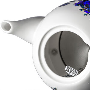 Şakayık çiçek desen 1.2L çay su ısıtıcısı çaydanlık su kazanı demlik elektrikli su ısıtıcısı seramik SU ISITICI - Product Image 6