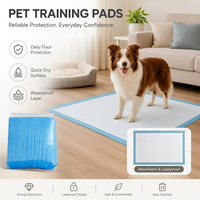Almohadillas de Entrenamiento para Perros y Cachorros de Alta Resistencia y Ecológicas, con Núcleo de Pulpa Fluff SAP y PE, de Rápida Absorción, con Base Impermeable IPX7, para Limpieza, OEM, a Granel