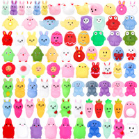 CHENXI En gros Jouets capsules anti-stress mini animaux, rembourrages en vrac (grenouille, petit ours, surprise), unisexe, pour distributeurs automatiques