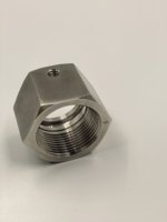 Mur Baut Hexagonal dengan Seal O-Ring, Pengunci Otomatis, Kekuatan Tinggi, Tahan Korosi, Ulir M30-M100, Grade 5 Titanium, Pemesinan CNC Khusus