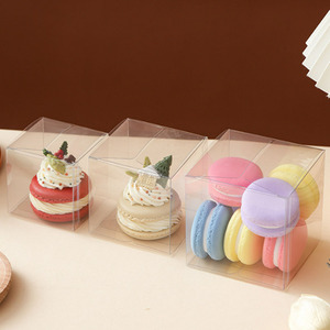 Petites boîtes cadeaux en plastique PET pour bombes au chocolat, macarons, friandises, bonbons, faveurs de mariage, de baby shower et d'anniversaire - Product Image 2