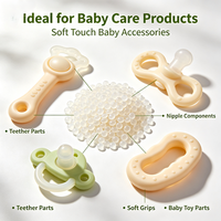 Granulés TPE Bioniques Hypoallergéniques de Qualité Alimentaire pour Moulage par Injection, Non Toxiques, Toucher Doux, Haute Flexibilité, Approvisionnement Direct Usine