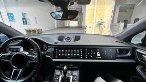 Kit de mise à niveau pour Porsche Macan modèle 95B avec écran principal LED Puck, connexion double écran, système d'exploitation Android, GPS, DSP - Product Image 2