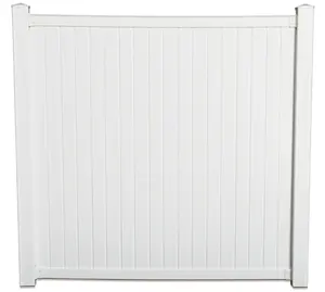 Paneles de valla de vinilo blanco de 6 pies, valla de privacidad de pvc, plástico, gris, 8 pies, venta al por mayor