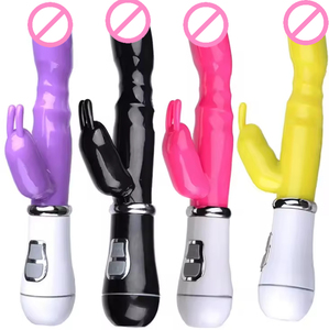 Vibratore Dildo Doppio Punto G Economico all'Ingrosso per Donna, Dispositivo per Masturbazione Femminile con Batteria Integrata Impermeabile - Product Image 1