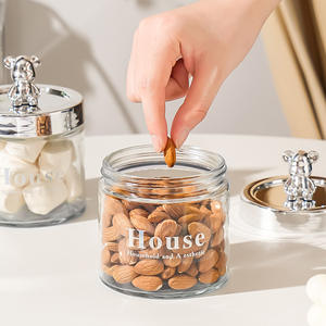 Meilleures ventes : Pot de rangement design Ours de luxe léger pour fruits secs, céréales et aliments, joli récipient de rangement domestique - Product Image 4