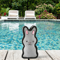 Jouet couineur pour lapin en tissu Oxford résistant pour animaux de compagnie, jouet indestructible pour chien, jouet durable avec couineur, coutures doubles