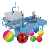 Machine de moulage rotatif en plastique pour la fabrication de balles en PVC, de balles de sport et de jouets - Ligne de production
