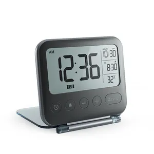 Korea Hot Sale LED Makeup Mirror Screen Alarm Clock LED Digital Alarm Clock LED Mirror Clock