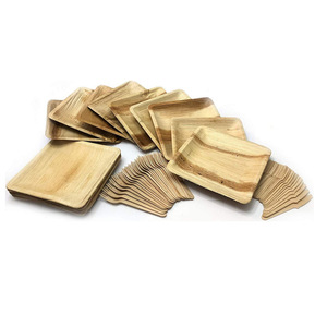 Piatti e Vassoi Quadrati Biodegradabili Compostabili in Foglia di Palma Personalizzabili Eco-Friendly per Ingrosso - Product Image 6
