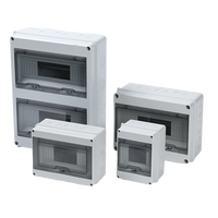 Boîtier de distribution MCB étanche IP65 63A pour alimentation électrique, boîtier électronique en ABS/PC, impression sérigraphiée