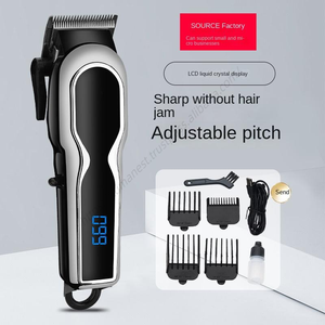 เครื่องตัดผมระดับมืออาชีพพร้อมจอ LCD ปรับได้ อายุการใช้งานแบตเตอรี่ยาวนาน และใบมีดเปลี่ยนได้ - Product Image 1
