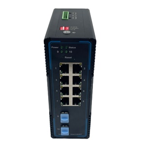 Công Tắc Công Nghiệp Không Được Quản Lý Cổng <span class=keywords><strong>Ethernet</strong></span> <span class=keywords><strong>8</strong></span>*10/100/1000Base-T Hỗ Trợ POE 2 * 2500BASE-X - Product Image 1