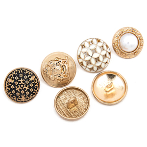 Botones de metal para sastrería, ecológicos, servicio personalizado, cuadrados, rectangulares, varios tipos de aleación, cierres para trajes, blazers, esmoquin y abrigos. - Product Image 4
