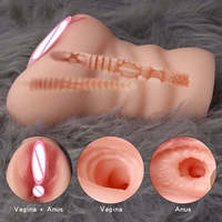 Männliche Mastur bator Tasche Echte Muschi Silikon Natur Fett Strukturierte Vagina Enge Anal Für Mann Erwachsene Sex Muschi Spielzeug Sax Anus Puppen