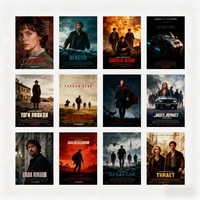 Affiche de film moderne Marvel Avengers pour décoration murale d'anime, impression vinyle encadrée, imperméable, idée cadeau pour chambre à coucher, bureau, qualité supérieure
