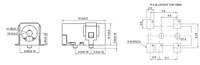 Connecteur de prise d'alimentation CC RF FPC à 5 broches en cuivre série DC-042, diamètre intérieur 1,65 mm, diamètre extérieur 4,3 mm