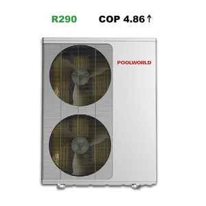 A +++ standar Eropa R290 gas rendah iklim domestik pompa panas dan dingin pompa pemanas air tenaga surya pompa sirkulasi udara panas