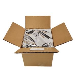 Tùy chỉnh 24x18x18 "cách điện bưu phẩm shipper sóng cách điện hộp lót cách điện hộp lót cho thực phẩm mát - Product Image 5
