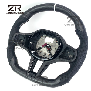 Volant en fibre de carbone mate pour BMW G20 G26 G30 G01 G02 G80 G82 G87 F90 F95 F96 M3 M4 Accessoires de voiture - Product Image 5