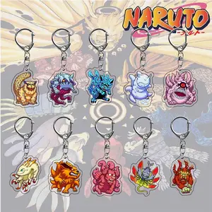 Customize Wholesale Mythical Beast Kakashi Uchiha Sasuke Itachi Kawaii Narutos Anime Acrylic KeyChain