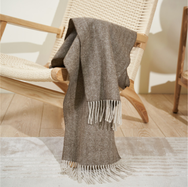 Оптовая продажа, модные теплые женские шарфы, шаль, плетеные 100% шерстяные одеяла