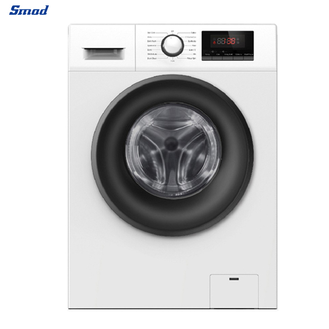 Best Selling Electric Stainless Steel Less Noise Less Energy White LED Free-standing Drum Washing Machine for Home Use
