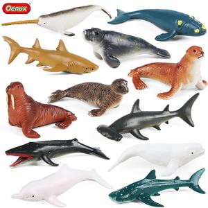 Yxs Simulación mini juego de animales marinos modelo Hammerhead Penguin <span class=keywords><strong>Shark</strong></span> Turtle Whale <span class=keywords><strong>Shark</strong></span> <span class=keywords><strong>Megalodon</strong></span> - Product Image 5