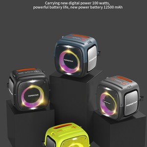 Altoparlante Wireless HOPESTAR Party One di Alta Qualità con Illuminazione RGB, LED Lampeggiante, Portatile, Impermeabile, per Esterni, con Microfono - Product Image 5