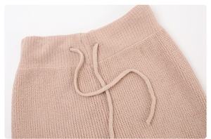 Vente en Gros 2022 Ensemble Pull et <span class=keywords><strong>Pantalon</strong></span> <span class=keywords><strong>Femme</strong></span> en Maille Couleur Unie, Costume Pull Tricoté à Manches Longues pour Femmes - Product Image 6