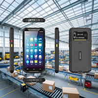 Lecteur de codes QR sans fil portable 5,99 pouces PDA pour Honeywell Barocde/Handle/Android 12/Station de charge Gestion des stocks