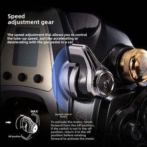 Moulinet de pêche électrique RYOBI Ad Power VX700 avec affichage numérique puissant pour la pêche en mer profonde en eau salée - Product Image 4