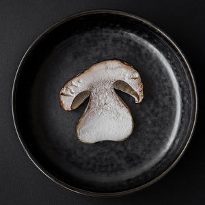 Kleine MOQ Chaozhou Fabrik Direkt verkauf günstigen Preis braune Farbe Porzellan Keramik Porzellan Teller Teller Geschirr - Product Image 3