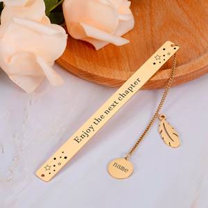 Cadeaux d'obtention du diplôme personnalisé fait à la main personnalisé profitez du prochain chapitre pour les femmes signets promotionnels cadeau pour lecteur - Product Image 1