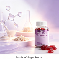 Gummies de collagène à marque privée OEM, 60 unités, avec biotine, complément alimentaire