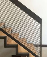 Revêtement de façade en métal expansé en aluminium, mur-rideau, panneau de plafond en maille décorative