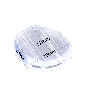 DIY Earring Accessories Transparent Round Ear Clips Pain Proof Non Slip <b>Plastic</b> Resin Jewelry Parts - Product Image 3