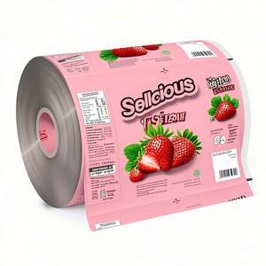 Rouleau d'emballage de collation stratifiée de qualité alimentaire en plastique composite de feuille d'aluminium imprimée personnalisée pour les chips/noix/sachet de thé de bonbons - Product Image 4