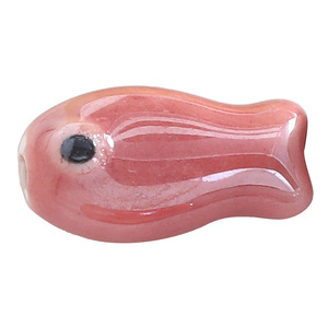 Cuentas de Cerámica Galvanizadas con Forma de Pez, Doble Cara, Orificio Recto, Material para Hacer Pulseras, Pequeñas Cuentas Dispersas para Decorar Teléfonos Móviles - Product Image 5