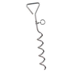 Ancre de fond en acier inoxydable Ancres au sol Ancre de terre Piquet d'attache en spirale pour la protection 8 <span class=keywords><strong>420</strong></span> mm Pet Yacht Boat Hardware - Product Image 1