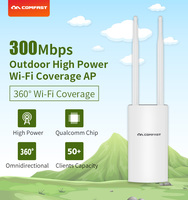 Point d'Accès CPE Pont de Réseau sans Fil Extérieur Longue Portée 2.4GHz Comfast CF-EW71 pour Ubiquiti NanoStation LOCO M5