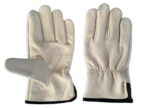 100% cuero de oveja jardín trabajo montar conducción guantes de mano suave piel de oveja guantes de trabajo de cuero - Product Image 6