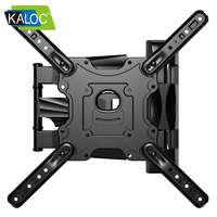 Kaloc Soporte de Pared para Tv, Pantalla LED, Lcd, Tamaño de 32 "-55", VESA, 100x100-400x400mm, Soporte de Montaje de Pared para Tv