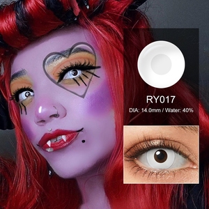 Lenti a Contatto Oscuranti Pseyeche <span class=keywords><strong>Whiteout</strong></span>, Lenti a Contatto Colorate per Cosplay e Halloween - Product Image 3
