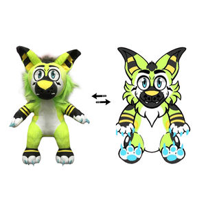 Costume de mascotte en fourrure grandeur nature, ours, loup, mignon, pour adulte, costume de mascotte en peluche, costume de mascotte animale en fourrure personnalisé - Product Image 2