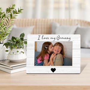 Cadre <span class=keywords><strong>photo</strong></span> « J'aime ma grand-mère », cadeaux pour la fête des mères pour la grand-mère, cadeaux pour la grand-mère, cadres <span class=keywords><strong>photo</strong></span> en bois - Product Image 2