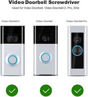 Juego de puntas de destornillador para vídeo 2026, para accesorios de batería y wifi, compatible con todos los modelos de videoporteros