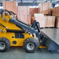 OEM Pengiriman Gratis EURO 5 EPA Mini Skid Steer Loader Compact Track Loader Bucket Hidrolik Aliran Tinggi Produsen Harga Grosir